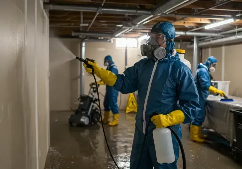 Basement Sanitization and Antimicrobial Treatment process in Ralls, TX